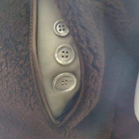 London Fog Maincoats Trench Coat Men Size 46L Zip Out Sherpa Liner Vintage - Picture 5 of 15